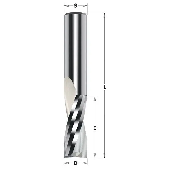 CMT Solid Carbide Upcut Spiral Bit