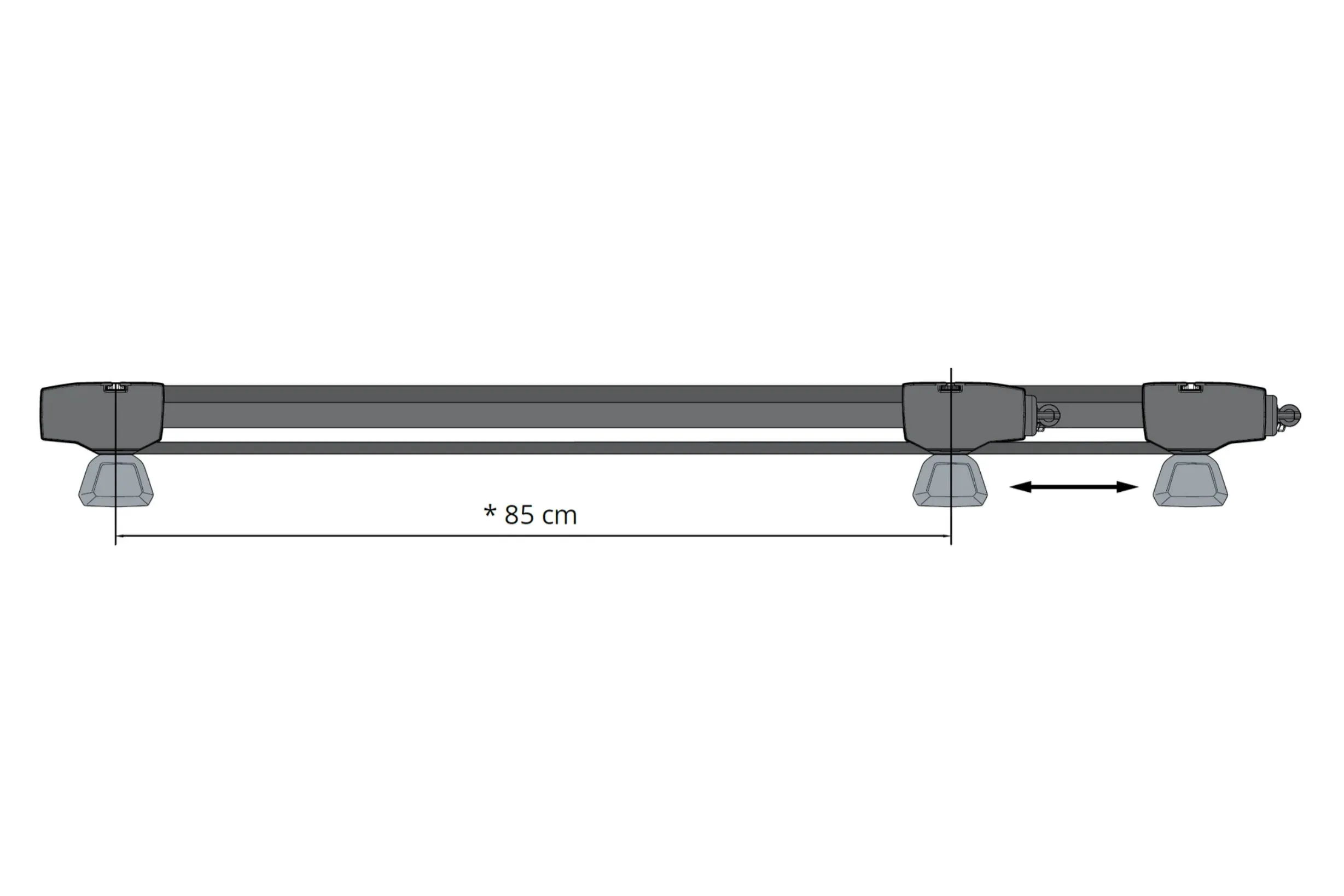 Connecting Bar Kit for Fixed Installation Points