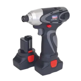 Cordless Impact Driver 1/4" Hex Drive 117Nm 14.4V 2Ah Lithium-ion - 2 Batteries 40min Charger