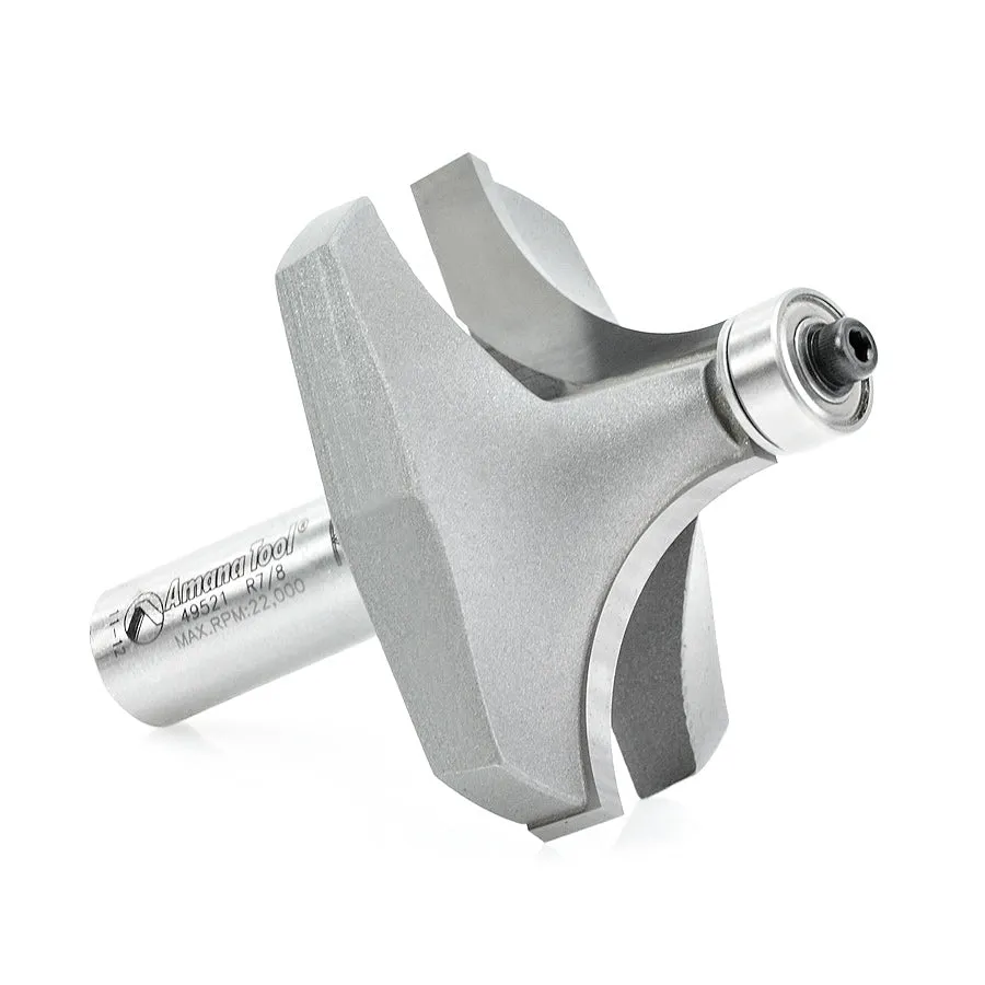 Corner Rounding Router Bit | 7⁄8 Radius x 2 1⁄4 Dia x 1 1⁄4 x 1⁄2"Shank | 49521 | 738685895214