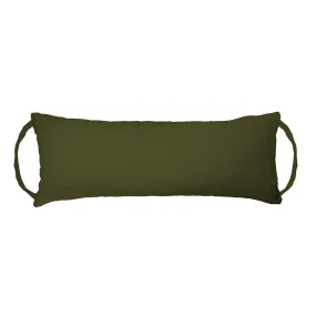 Cotton Duck Boxwood Green Rocker Back Extender Headrest Pillow