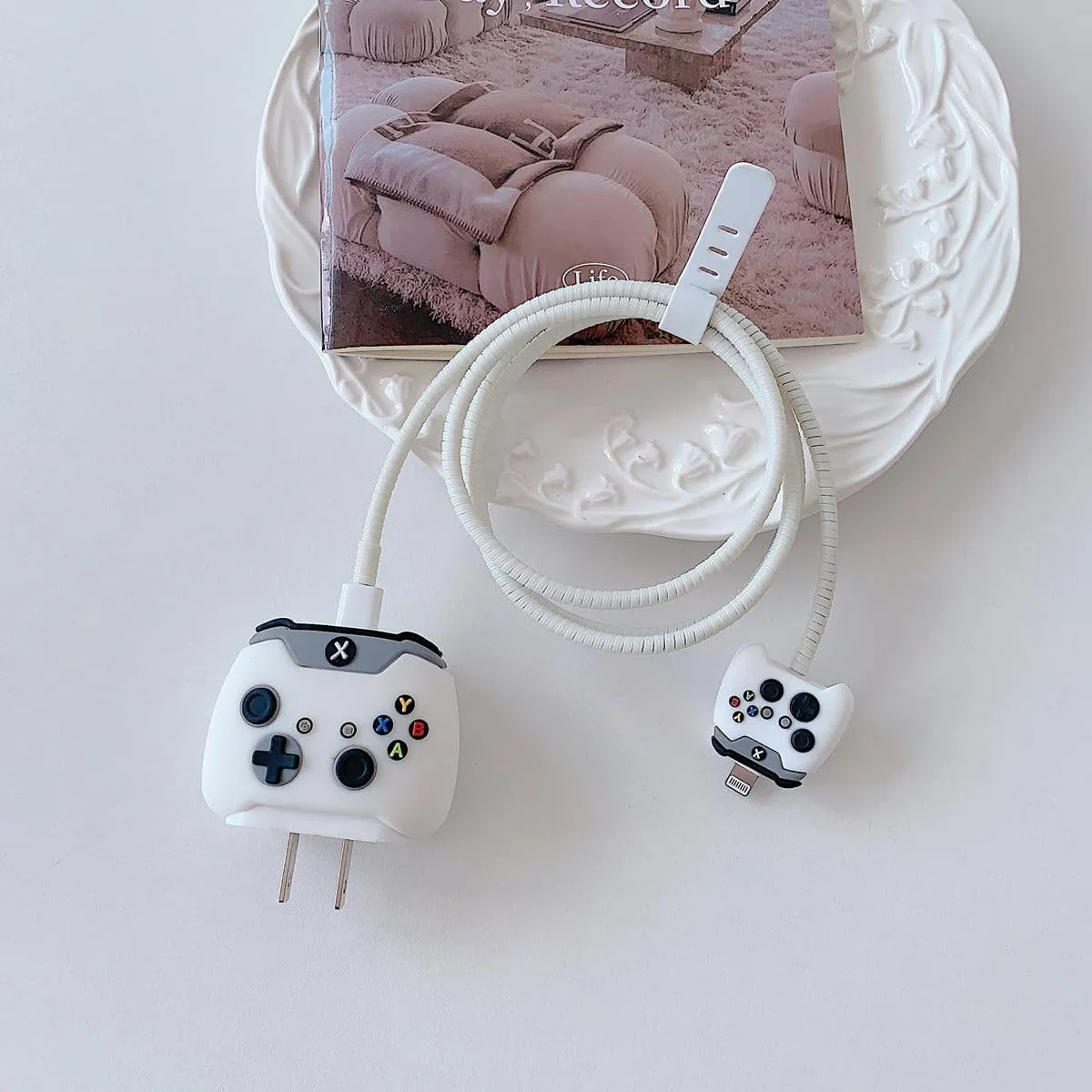 Cute Xbox Controller Silicon Apple iPhone Charger Case