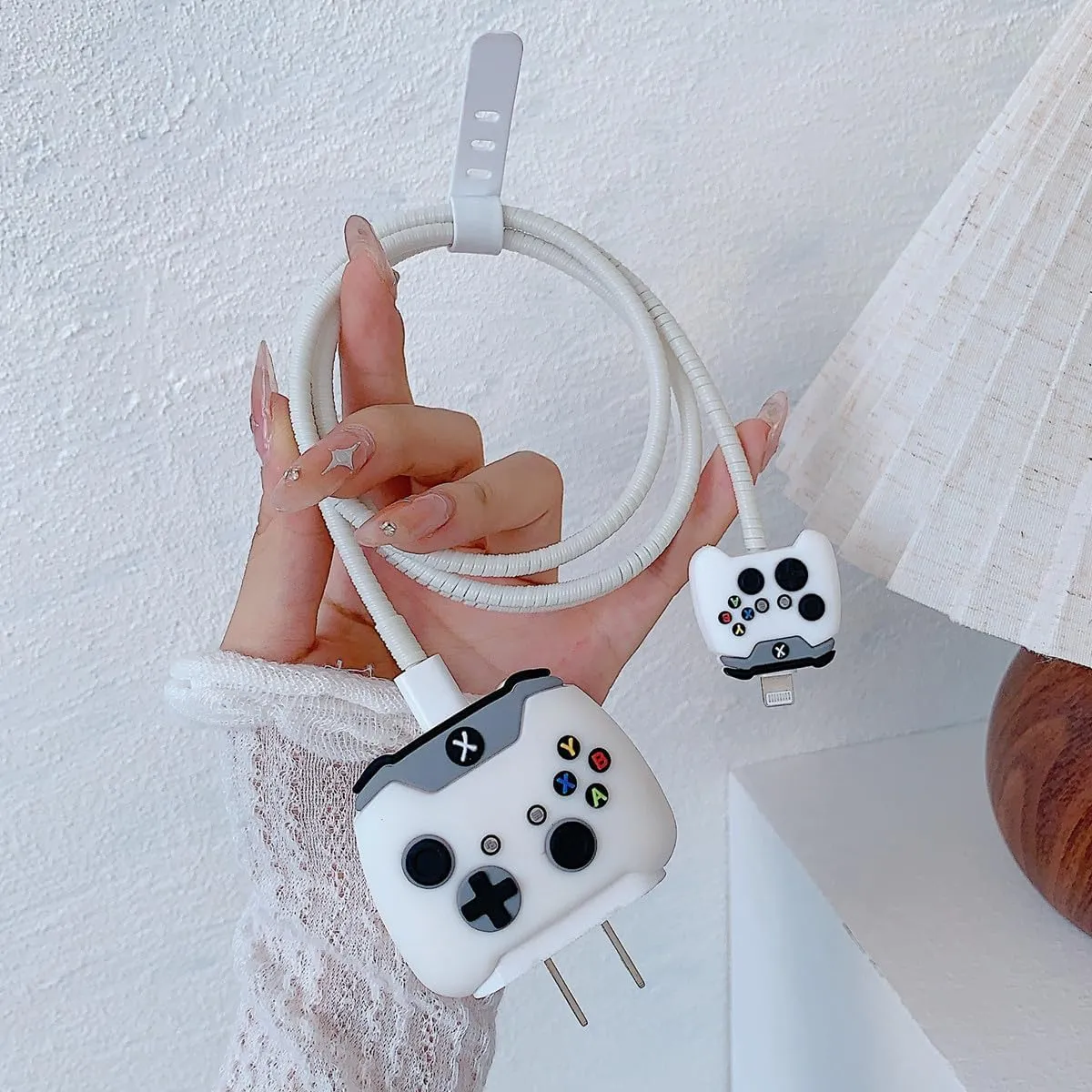 Cute Xbox Controller Silicon Apple iPhone Charger Case