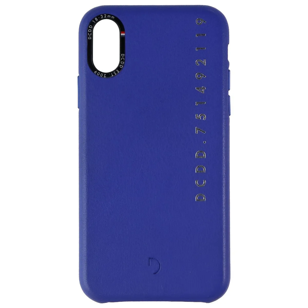 Decoded Leather Shell Case for Apple iPhone Xs and iPhone X - Blue DCDD Edition