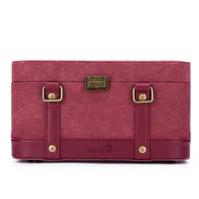 della Q Maker's Train Case - Maroon