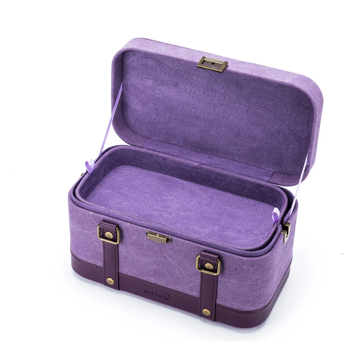 della Q Maker's Train Case - Maroon