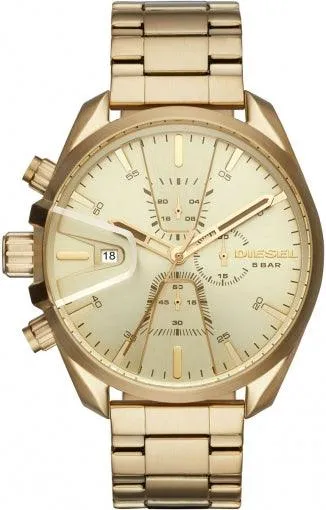 Diesel Men's MS9 Chrono - DZ4475 Gold Watch