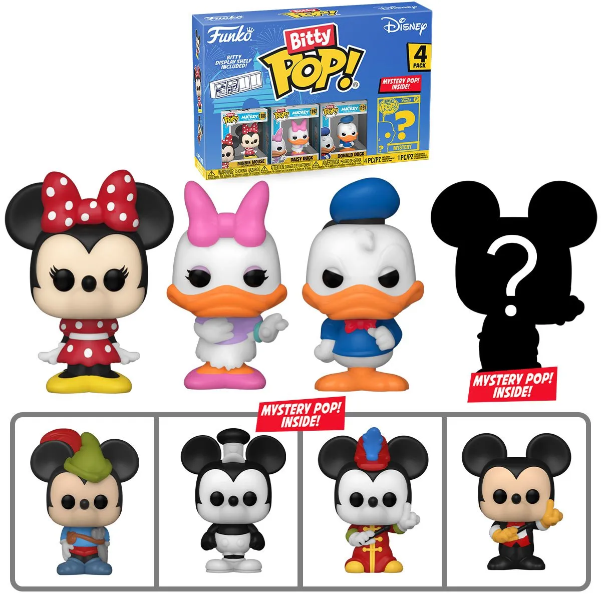 Disney Classics Bitty Pop! Mini-Figure 4-Pack