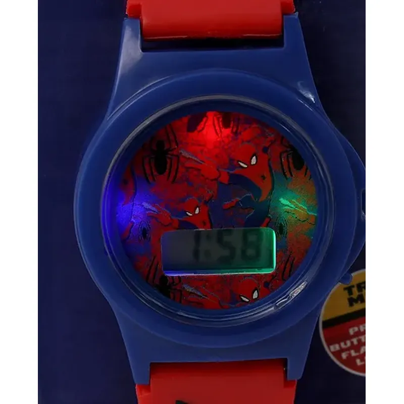 Disney Spiderman Free Size Digital Watch-2 Multicolor