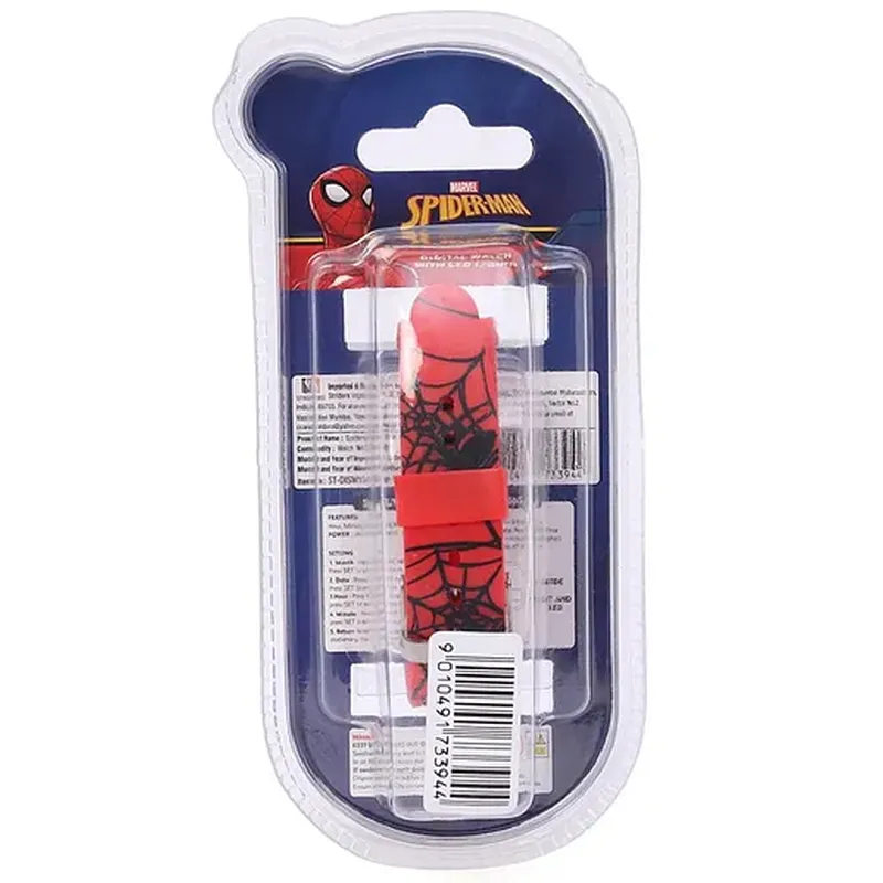 Disney Spiderman Free Size Digital Watch-2 Multicolor