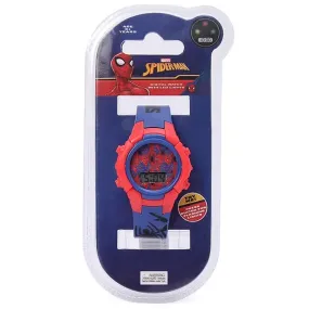 Disney Spiderman Free Size Digital Watch-3 Red & Blue