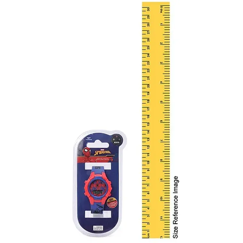 Disney Spiderman Free Size Digital Watch-3 Red & Blue