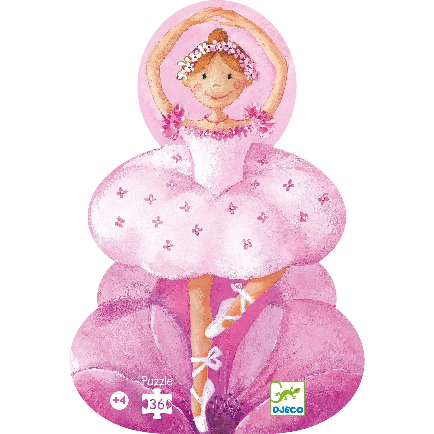 Djeco The Ballerina with the Flower Puzzle – 36 Piece