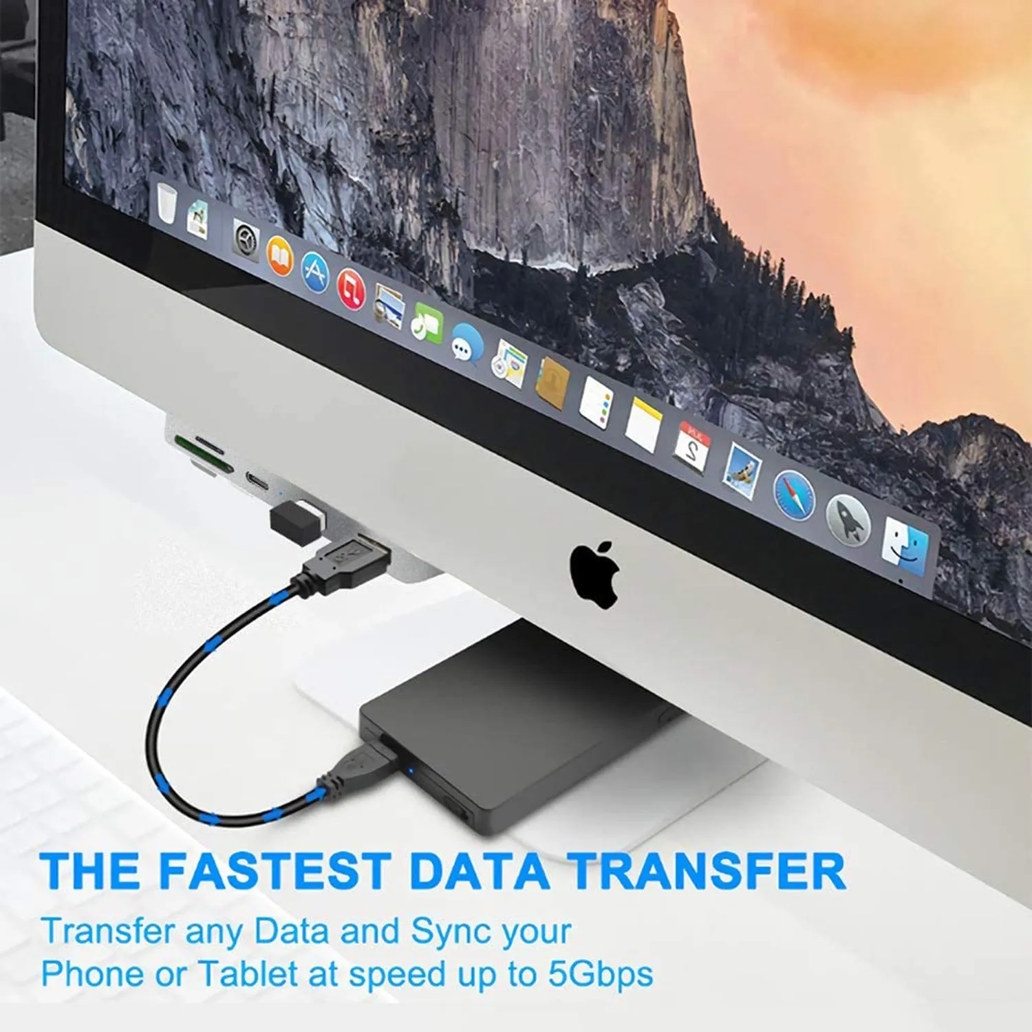 Docking station USB3.0 splitter HUB hub for Apple all-in-one iMac Pro