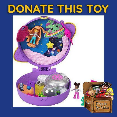 DONATE THIS TOY - Pirate Toy Fund -  Polly Pocket Saturn Space Explorer Compact