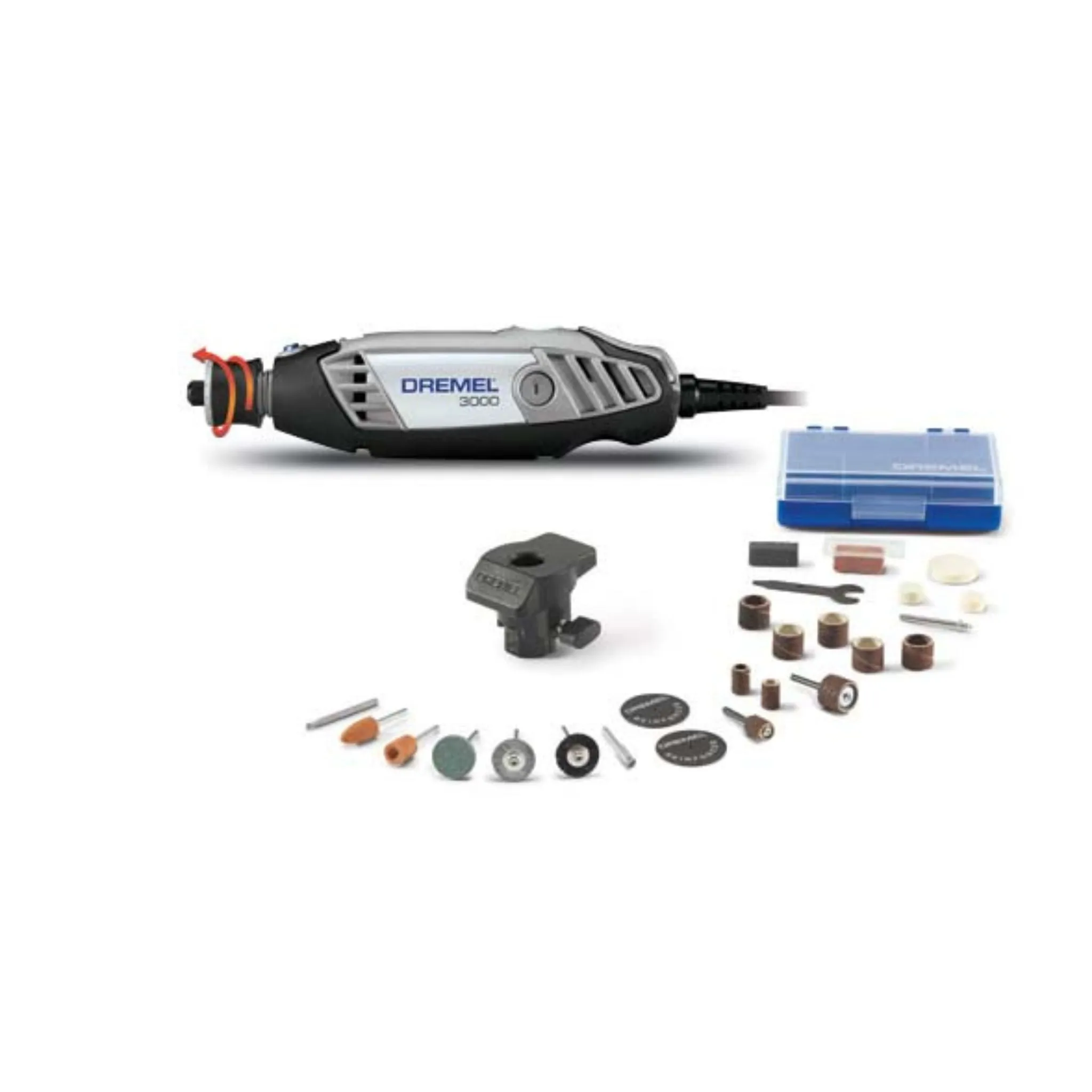 Dremel 3000 Series Rotary Tool   24 Accessories Kit