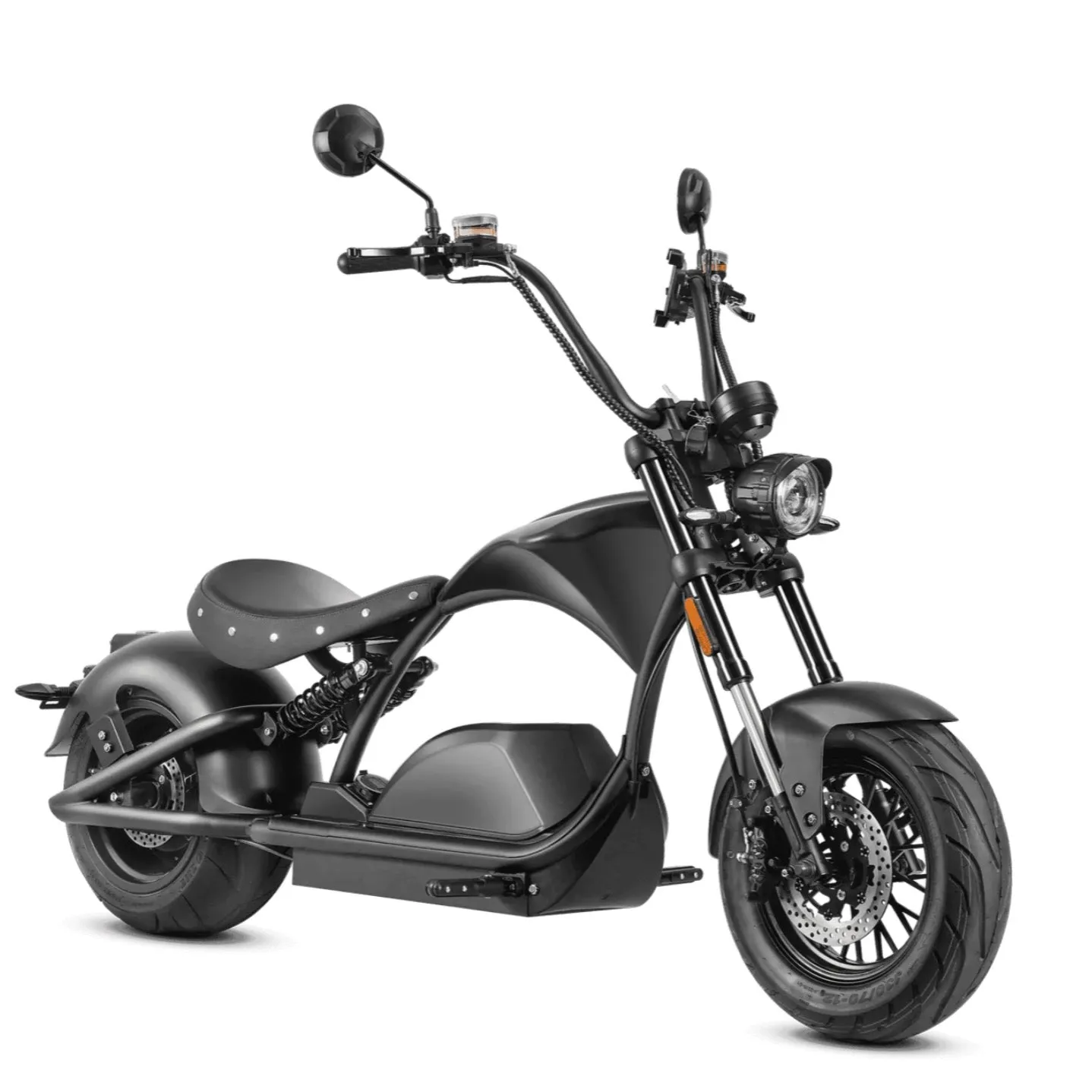 Eahora M1PS Knight 4000W 72V 40Ah Electric Fat Tire Scooter Chopper