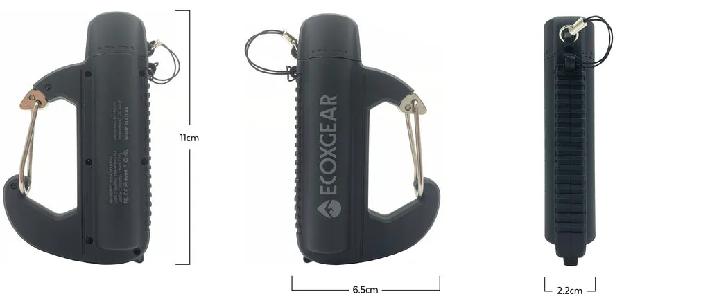 EcoXCharge Clip carabiner powerbank