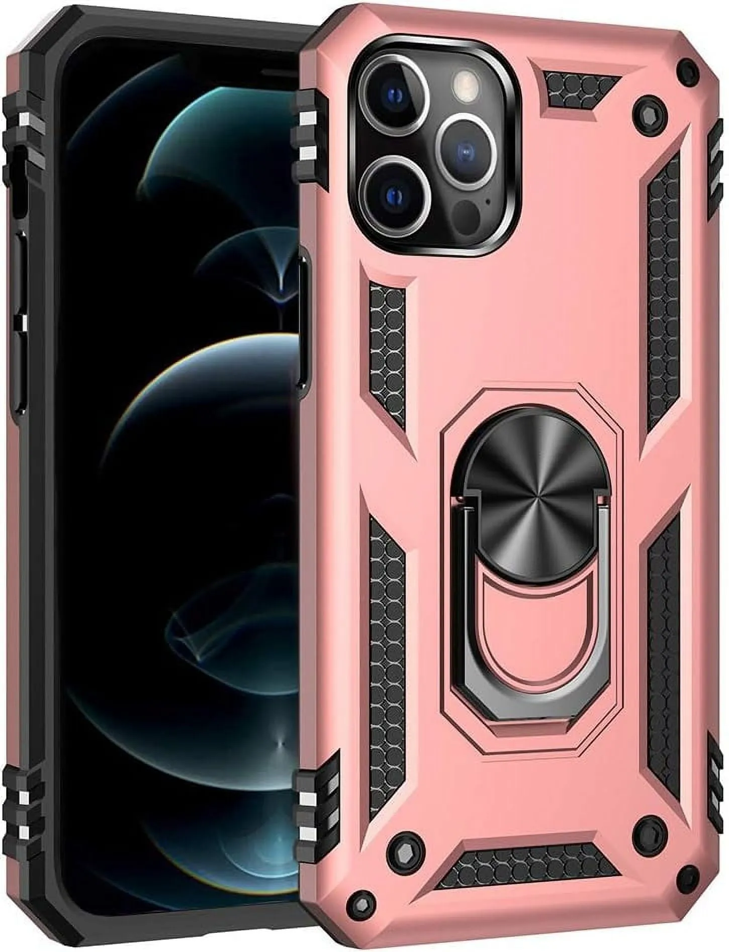 Entronix Apple iPhone 11 Pro Max Case - Guard Ring Holder, Dual Layer Protection