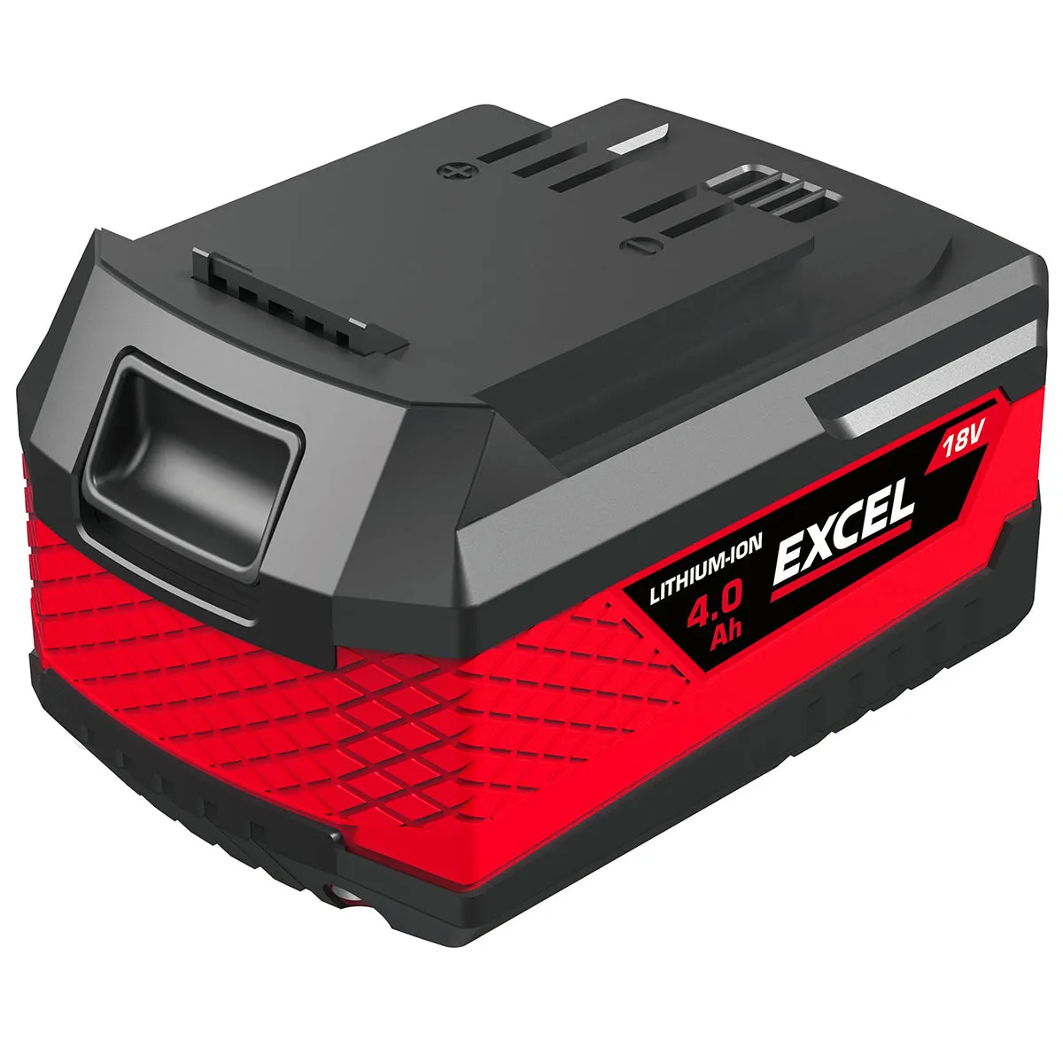 Excel 18V 2 x 4.0Ah Li-ion Battery & Fast Battery Charger 2.3A