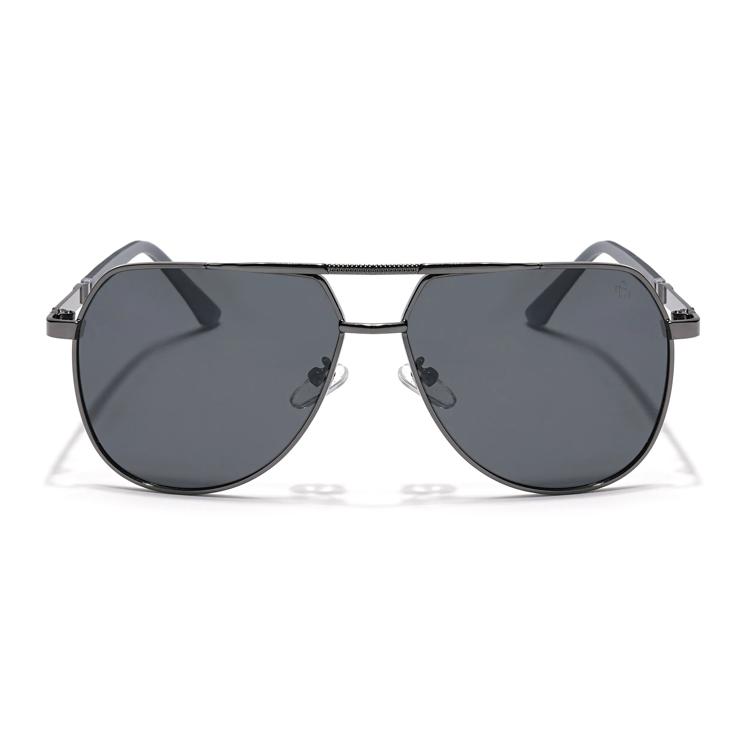 Eyejack Grey Aviator Sunglasses for Men & Women (8008PCL840)