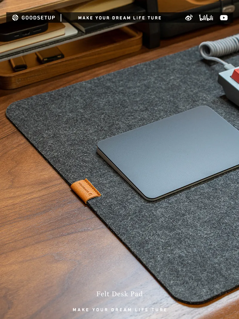 Felt Oversized Minimalist Desk Mouse Pad