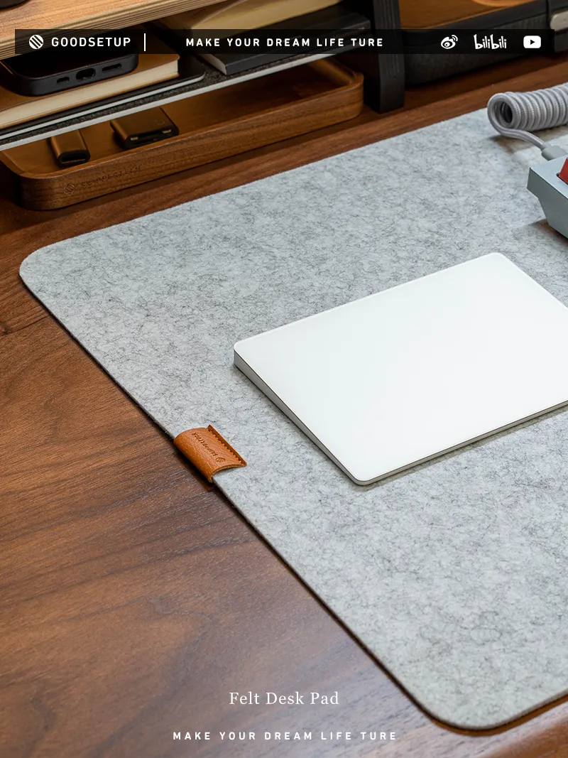 Felt Oversized Minimalist Desk Mouse Pad