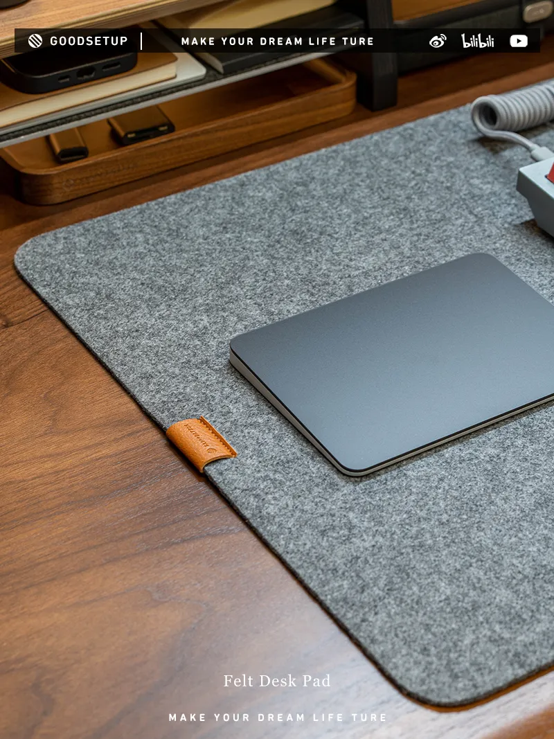 Felt Oversized Minimalist Desk Mouse Pad