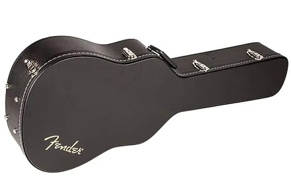 Fender Flat-Top Dreadnought Acoustic Guitar Case, Black