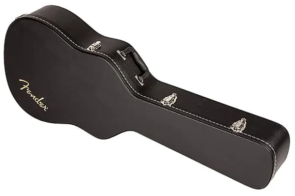 Fender Flat-Top Dreadnought Acoustic Guitar Case, Black