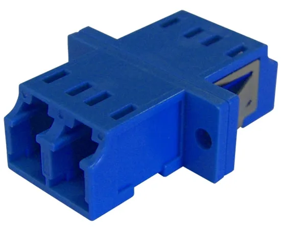 Fiber Optic Adapter, Single Mode, LC Duplex Adapter