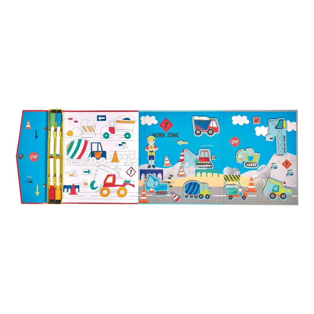 Floss & Rock Magnetic Multi Play Scene - Construction