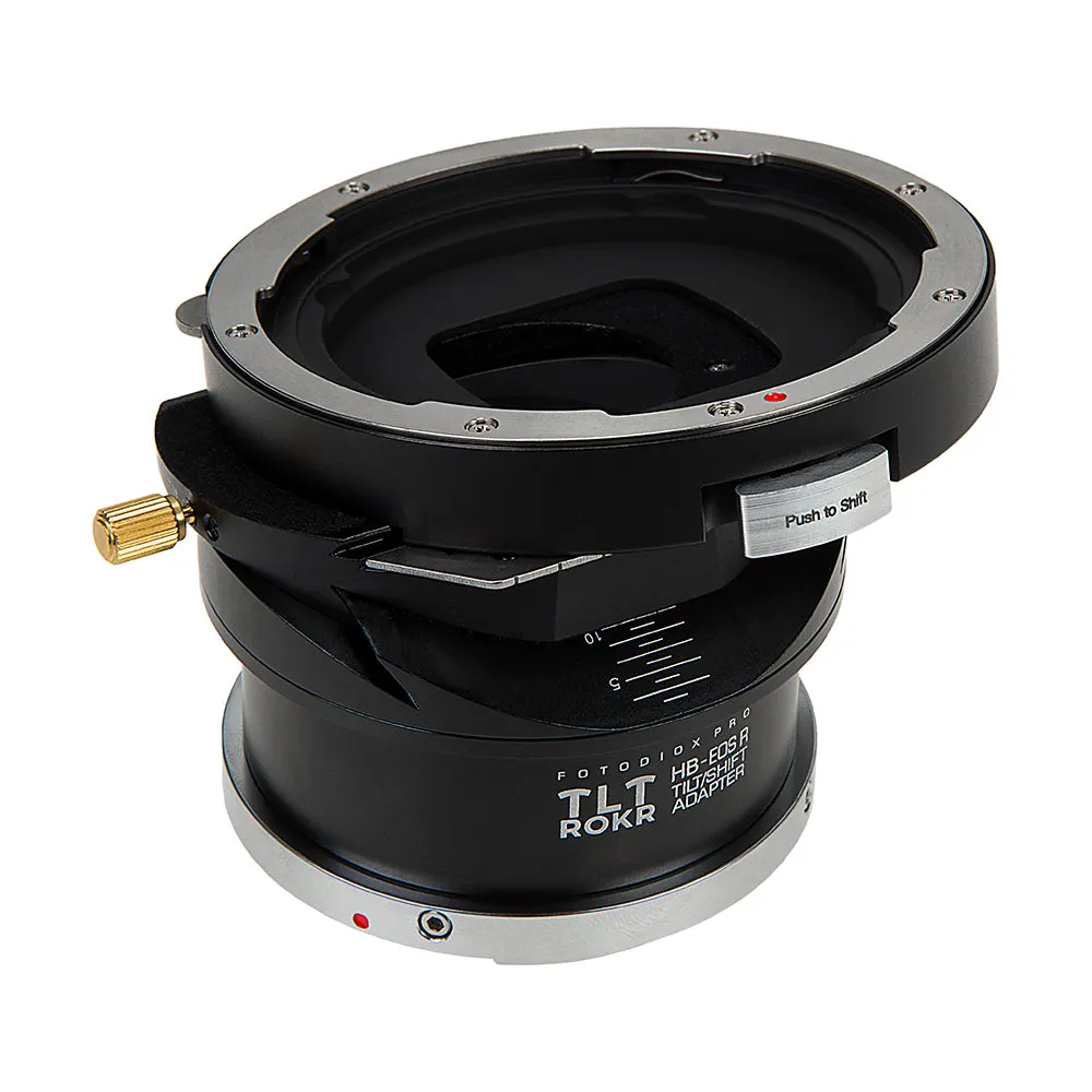 Fotodiox Pro TLT ROKR - Tilt / Shift Lens Mount Adapter Compatible with Hasselblad V-Mount SLR Lenses to Canon RF Mount Mirrorless Camera Body