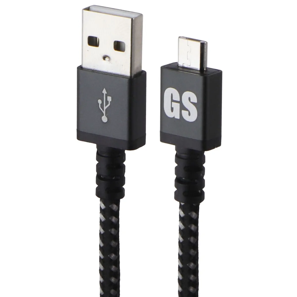 GameStop (10-ft) Braided USB to Micro-USB Charge/Sync Cable - Black