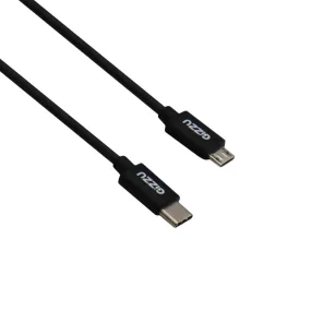 Gizzu Usb-C To Micro Usb 2M Cable Black