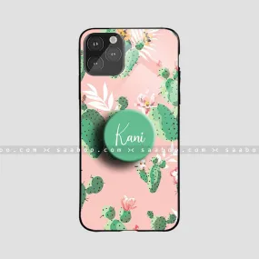 Glossy Protective Case With Cactus