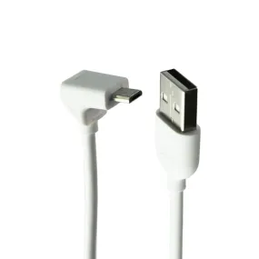 Google Nest Right Angle Micro USB to USB Cable (6.5FT) - White