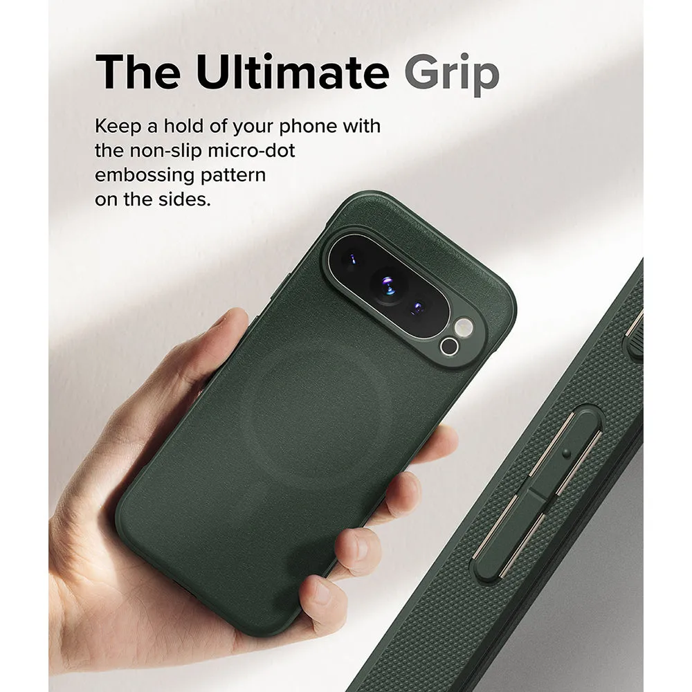 Google Pixel 9 Pro Case Cover |  Onyx Magnetic Series | Back Phone Cover- Dark Green