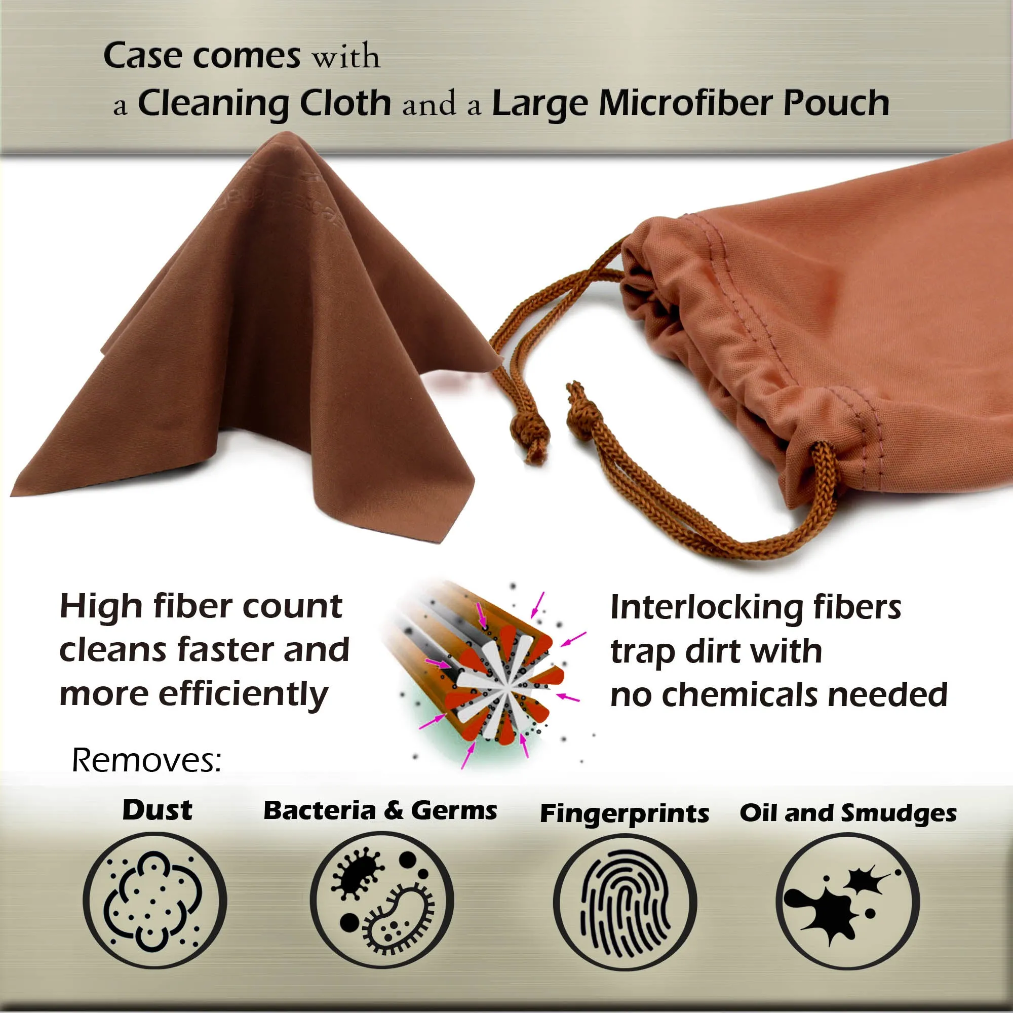 Hard Sunglasses Case - Corduroy Beige Fabric - Glasses holder with pouch an cloth - Large eyeglass clamshell  (AS113 Corduroy)