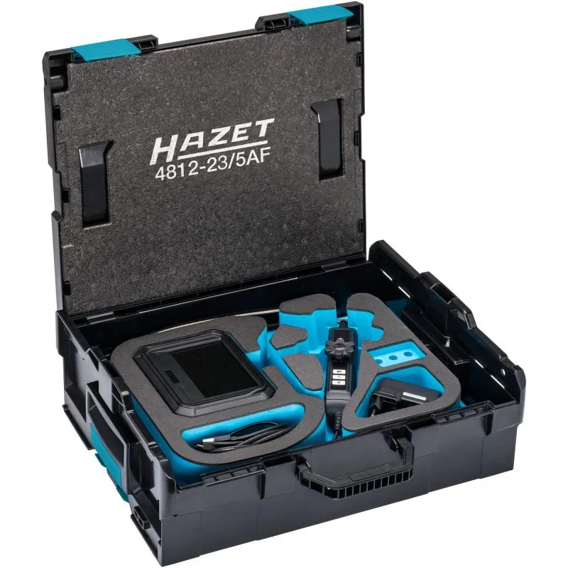 Hazet 4812-23/5AF HD Touchscreen Borescope Set with Swivelling Probe 180°, 3.9 mm