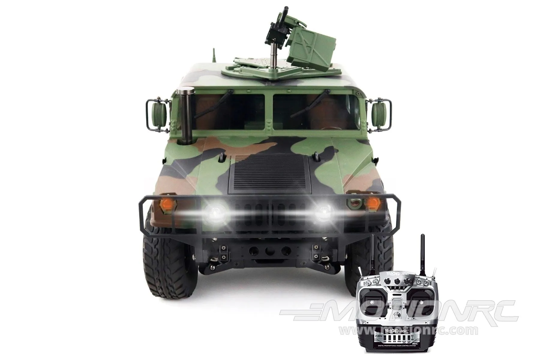 Heng Guan US Military HUMVEE Green Camo 1/10 Scale 4x4 Tactical Truck - RTR - (OPEN BOX)