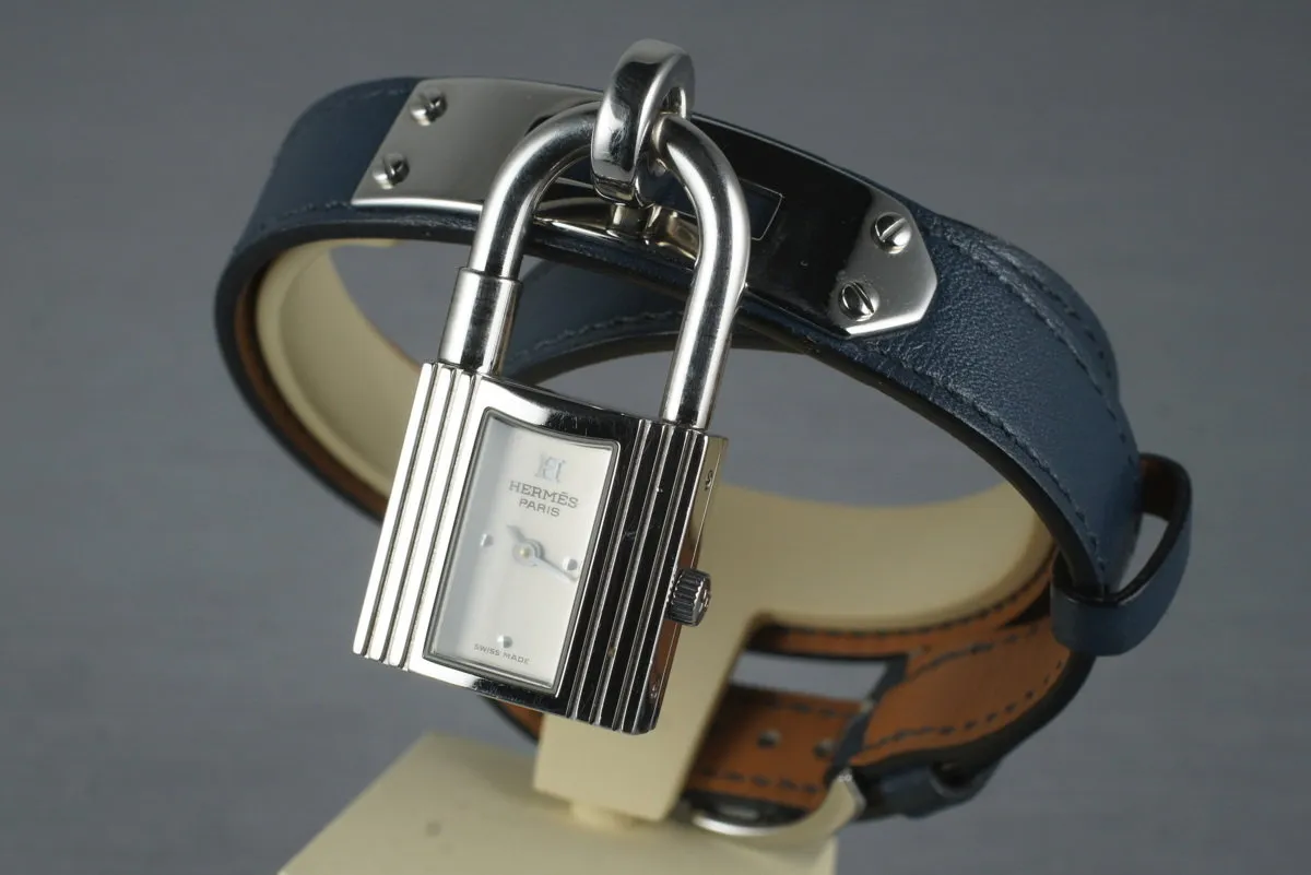 Hermes Kelly Lock Watch with Guarantee Papers