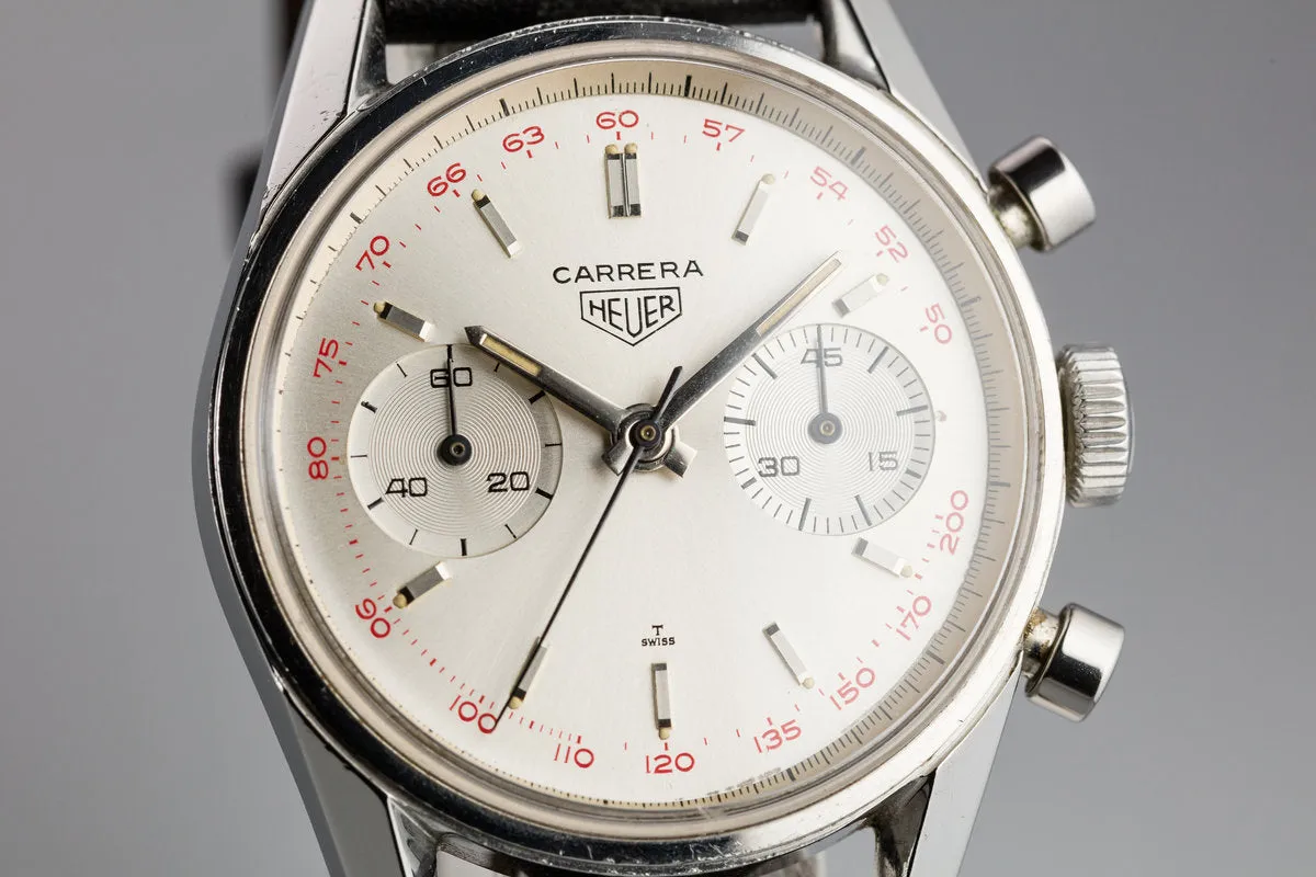 Heuer Carrera 3647ST Silver Dial