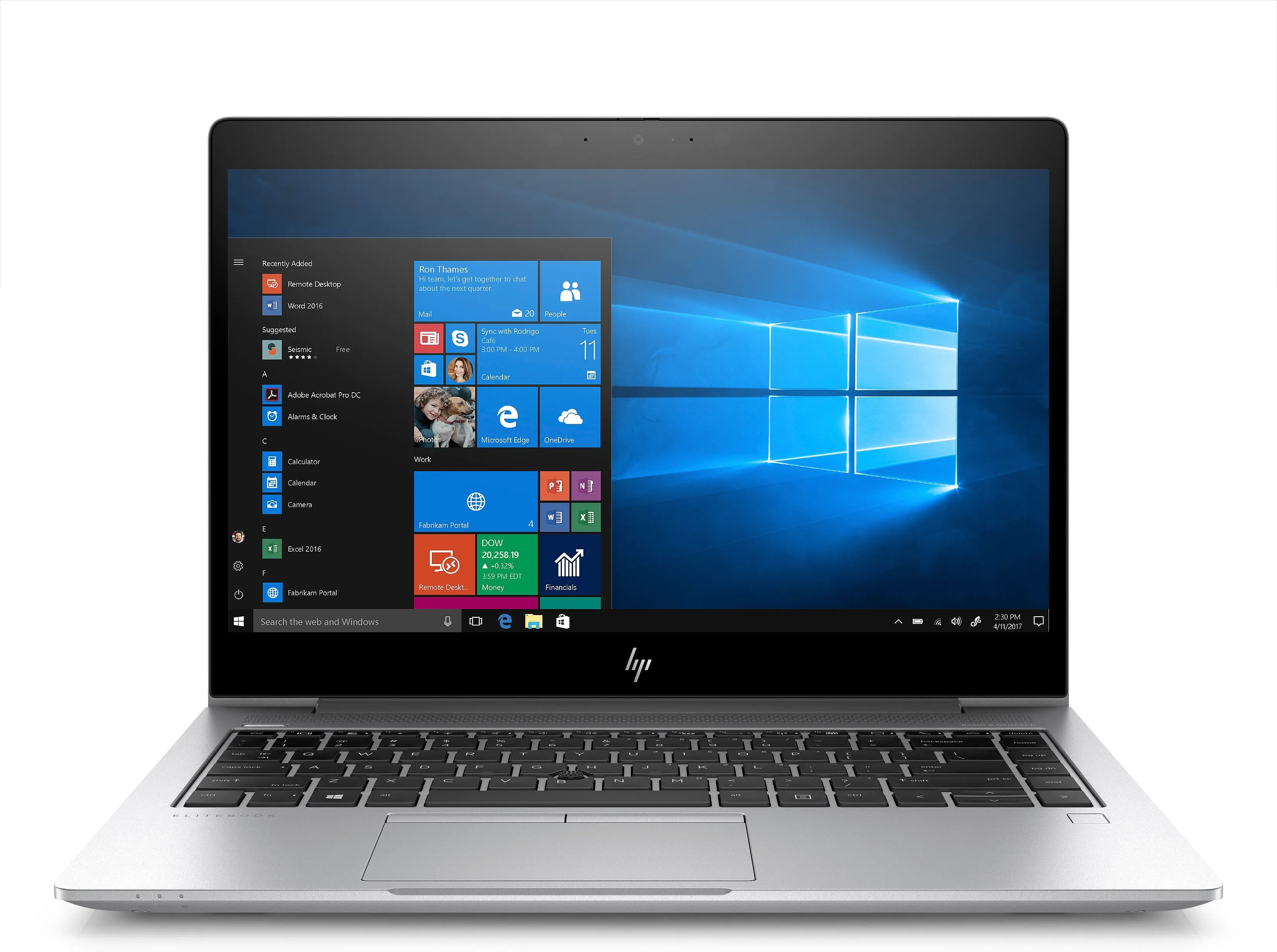 HP EliteBook 840 G6 14" FHD (Non-Touch) Notebook PC, Intel i5-8265U, 1.60GHz, 8GB RAM, 256GB SSD, Windows 10 Pro 64-Bit - 7KK13UT#ABA