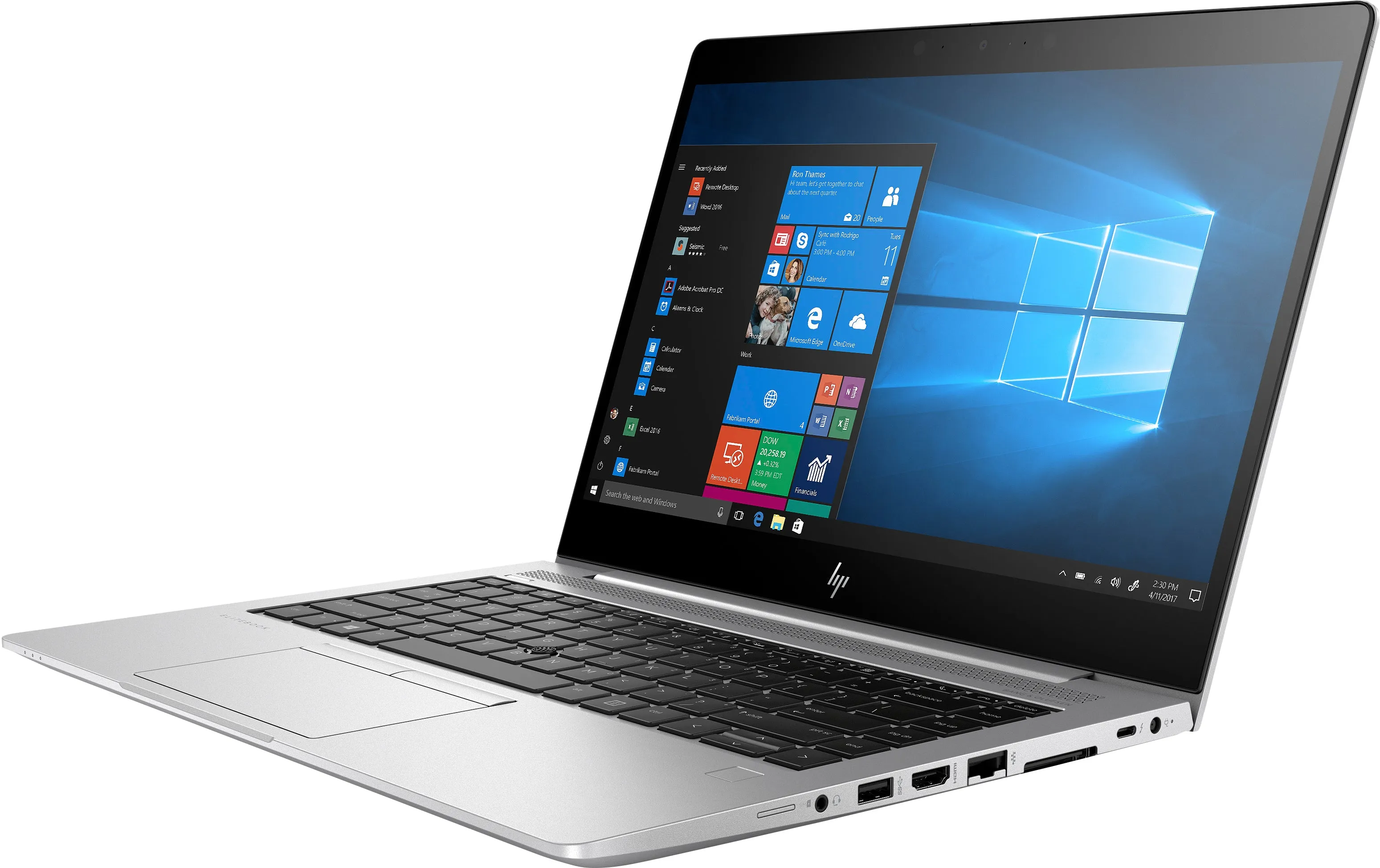 HP EliteBook 840-G6 14" FHD (NonTouch) Notebook, Intel i7-8665U, 1.90GHz, 8GB RAM, 256GB SSD, Win10P - 7KK15UT#ABA