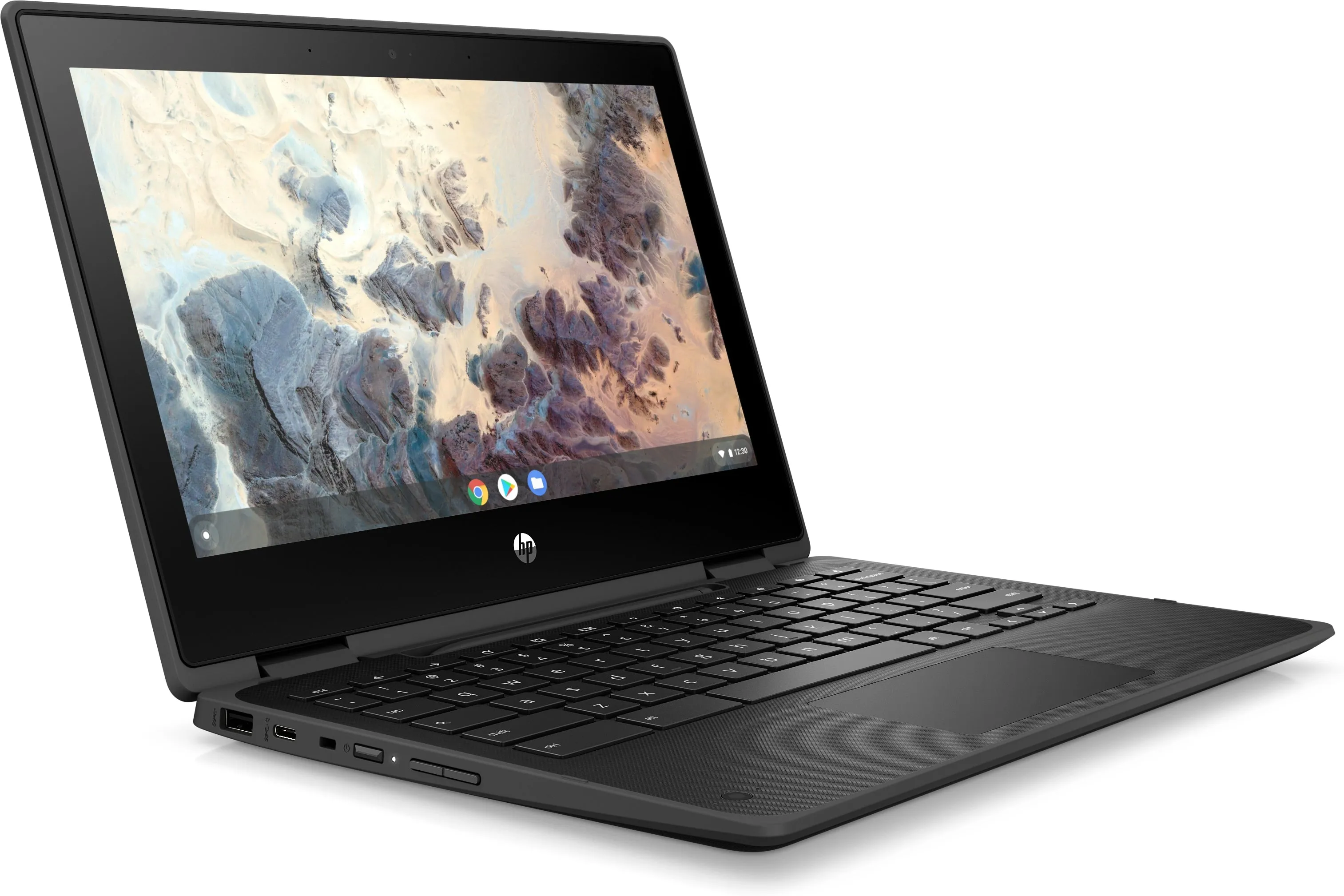 HP x360 11 G4 EE 11.6" HD Convertible Chromebook, Intel Celeron N5100, 1.10GHz, 8GB RAM, 64GB eMMC, ChromeOS - 6J172UT#ABA