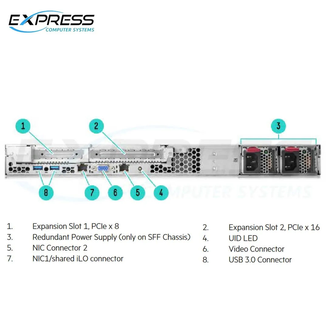 HPE ProLiant DL20 Gen9 E3-1240v6 16GB-U H240 4SFF 290W PS Performance Server | 871430-B21