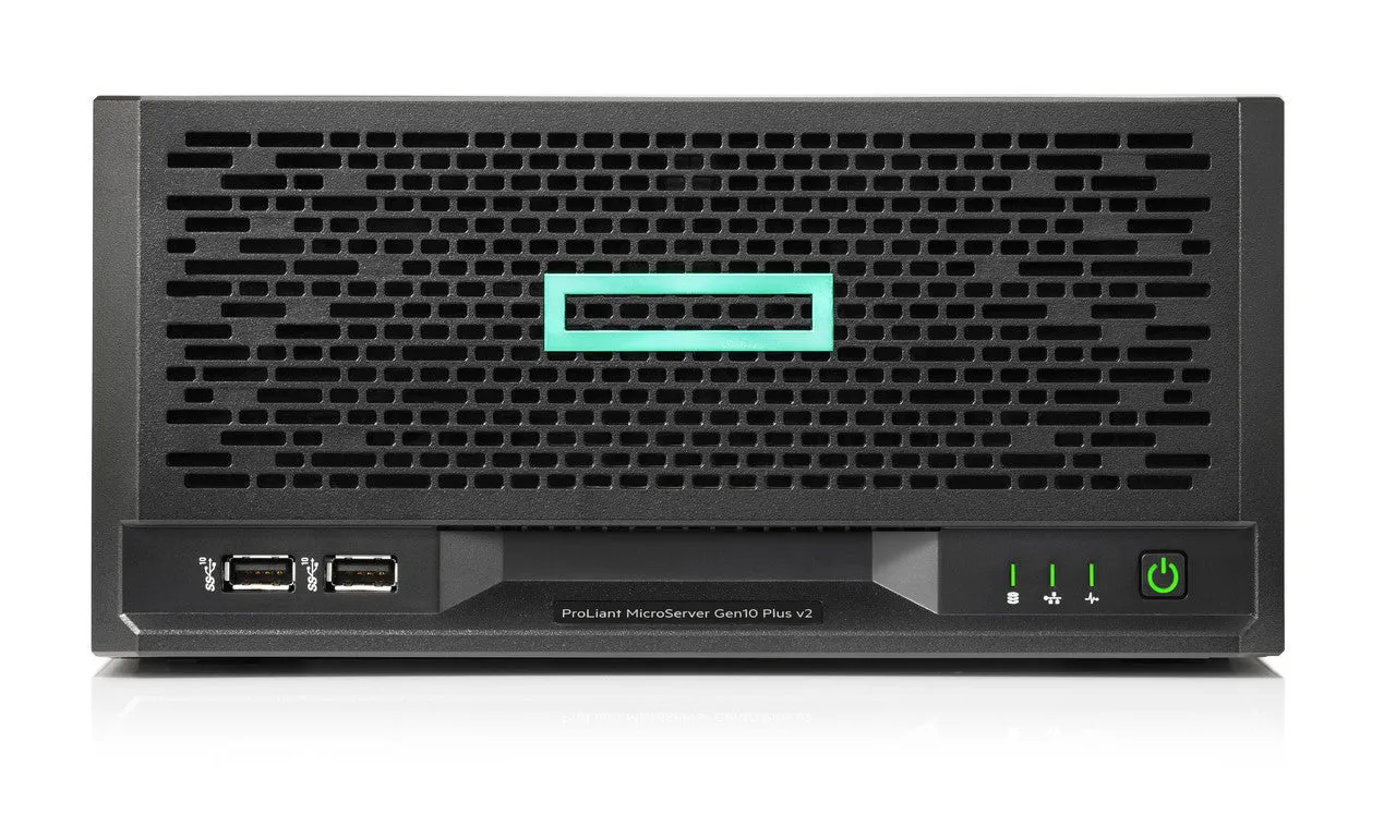 Hpe Proliant Microserver Gen10 Plus V2 E-2314 4C 4Lff-Nhp Vroc 1Tb Hdd 180W Ext Ps Emea Server - This Hpe Pre Built Serv