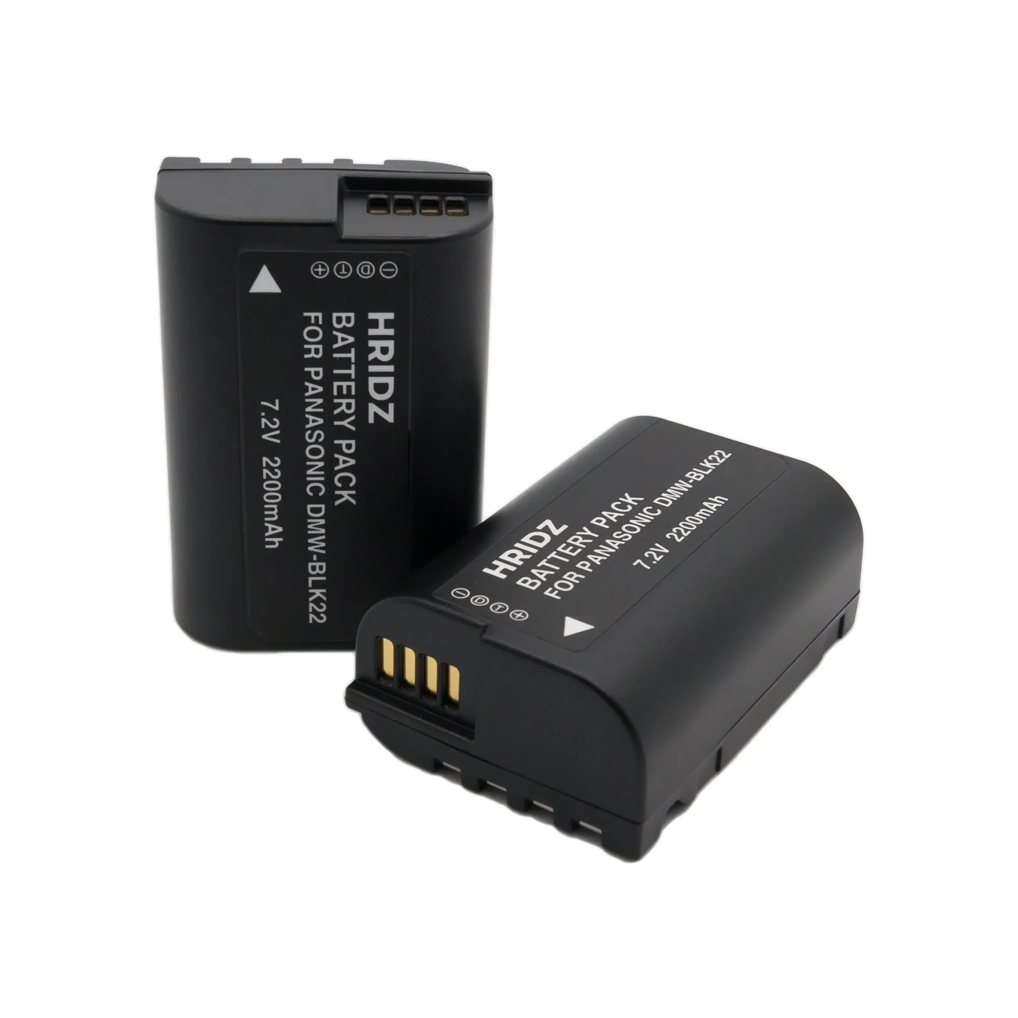 Hridz BLK22 Battery and Dual charger for Panasonic DMW-BLK22 LUMIX DSLR