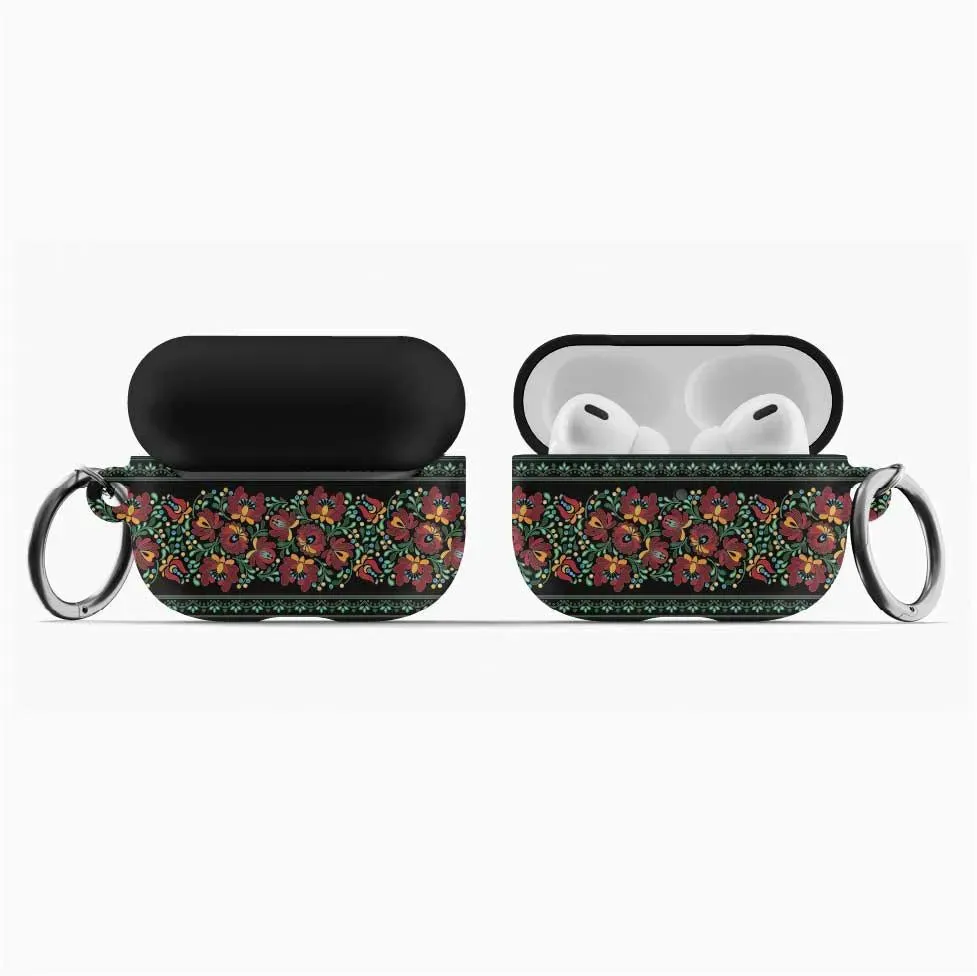 Hungarian Black Matyó AirPod® Case